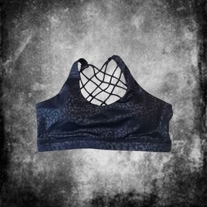 Cvg Black Leopard Bra L